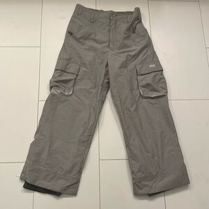 HELLY HANSEN gray snowboarding pants boys 16Y 176CM